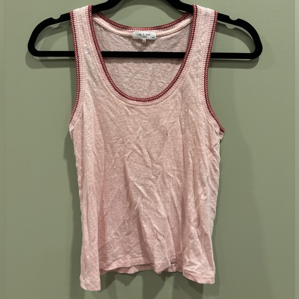 Rag & Bone pink and red tank top